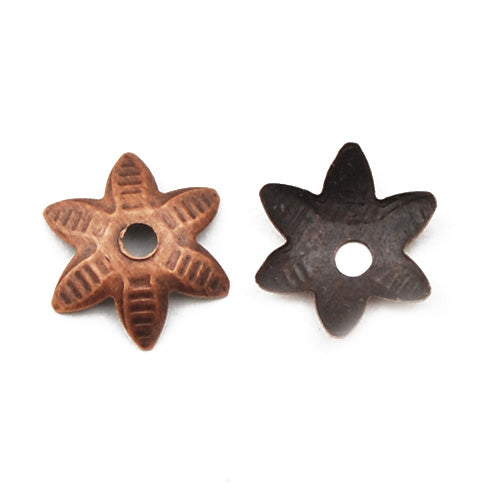 Iron Beads Caps,7MM,Antique Copper Plated,Sold 2000 pcs per Pkg