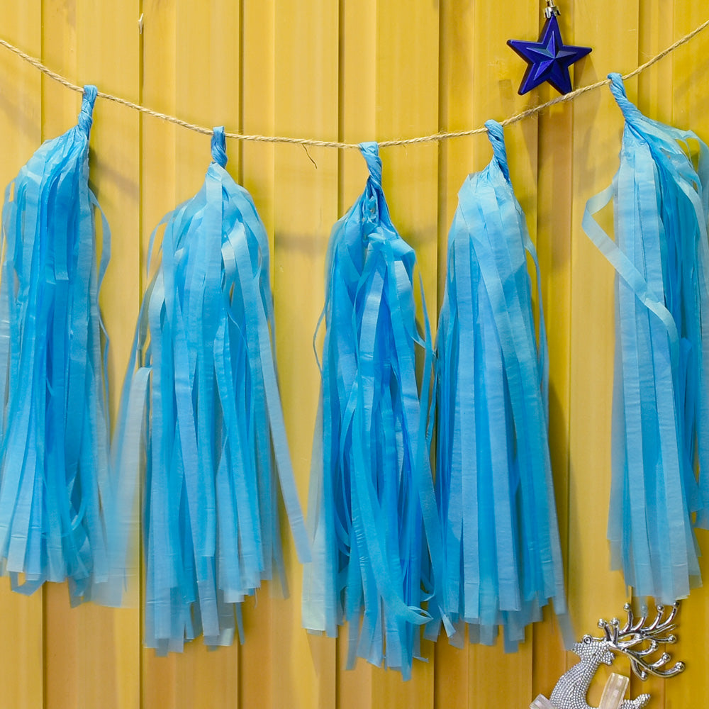 Paper Tassel Assembled or DIY Tassel Garland Wedding Photo Backdrop Birthday Party Decorations 12