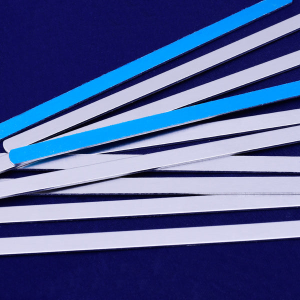 5pcs about 5"*1/4" tibetara® aluminum  Rectangle Stamping Blanks supplies wholesale Metal Blank 18 Gauges