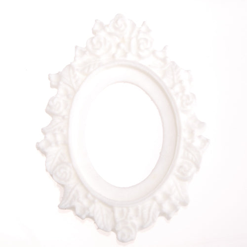 30*40MM Oval Resin cameo setting,Ivory white;for 30*40mm Cabochon/Picture/Cameo;sold 20pcs per pkg