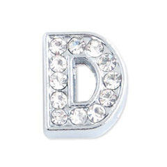 12*9.5*5 MM Clear Crystal Rhinestone Letter 