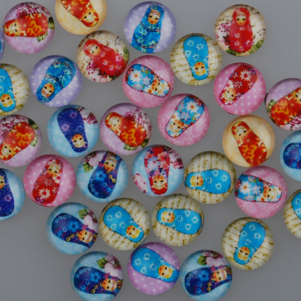 10MM Round glass cabochons with mixed Baby girls,Photo glass cabochons,flat back,thickness 4mm,50 pieces/lot