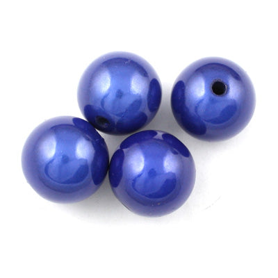 Top Quality 6mm Round Miracle Beads,Deep Blue,Sold per pkg of about 5000 Pcs