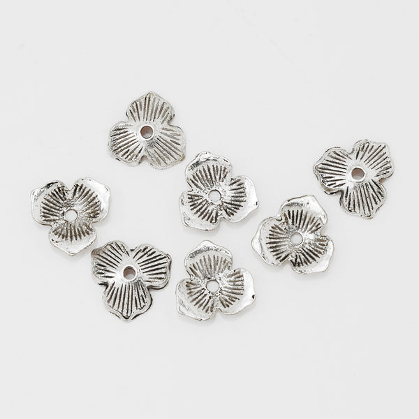 11mm Jewerly Bead Caps,Antique Silver Filigree Bead Caps,Metal Cap Findings,sold 100pcs/lot