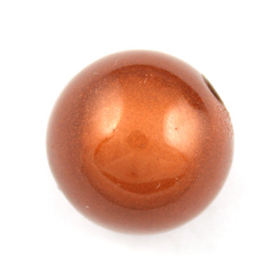 Top Quality 20mm Round Miracle Beads,Cinnamon,Sold per pkg of about 120 Pcs