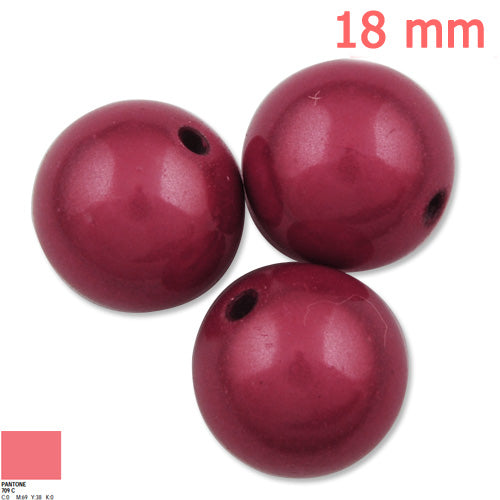 2013-2014 New style Top Quality 18mm Round Miracle Beads,Coral,Sold per pkg of about 170PCS