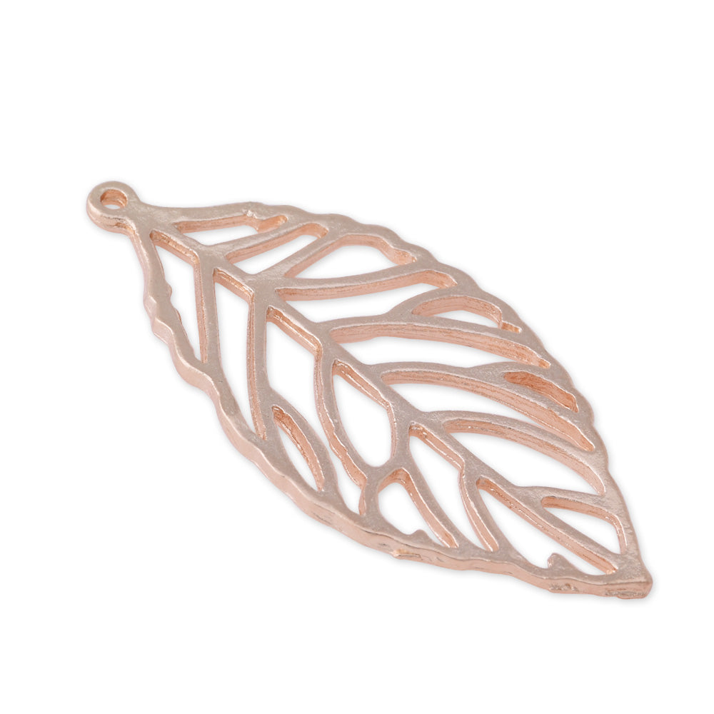 20 Gold 5.0*2.5 cm Charm Alloy Leafs Metal Pendant accessories Jewelry findings Diy Handmade Pendants