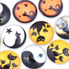 20 Glow in the Dark Cabochons fit 25mm 1