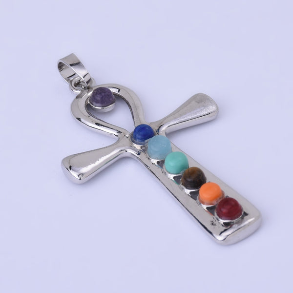 7 Chakras Orgone Crystal Healing Energy Pendant Buda Yoga Amulet Therapy Jewelry 1PCS