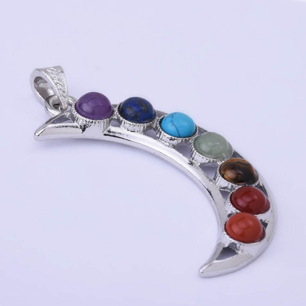 7 Chakras Orgone Crystal Healing Energy Pendant Buda Yoga Amulet Therapy Jewelry 1PCS