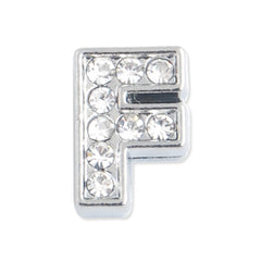 12*8.5*5 MM Clear Crystal Rhinestone Letter 