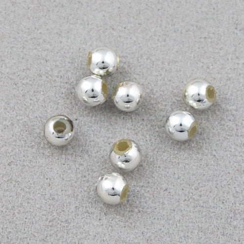 3 MM Coated Beads,Imitation Rhodium,Sold per by one package of 43000 PCS
