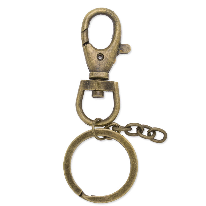 32.5mm Antique Bronze Plated large METAL SWIVEL CLIPS,HOOKS CLASPS Lobster,sold by 5pcs