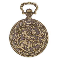 Pocket watch pendant trays with 30mm Round bezel,zinc alloy filled,shine Bronze plated,20pcs/lot