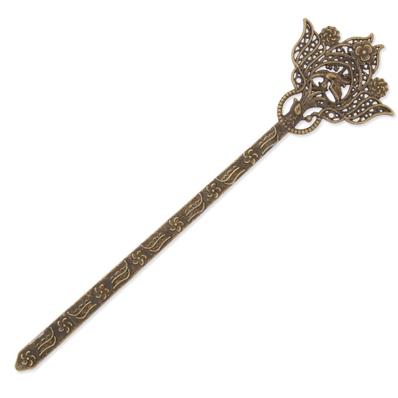 36x135mm Antique Bronze hook bookmark,Bird,10pcs/lot