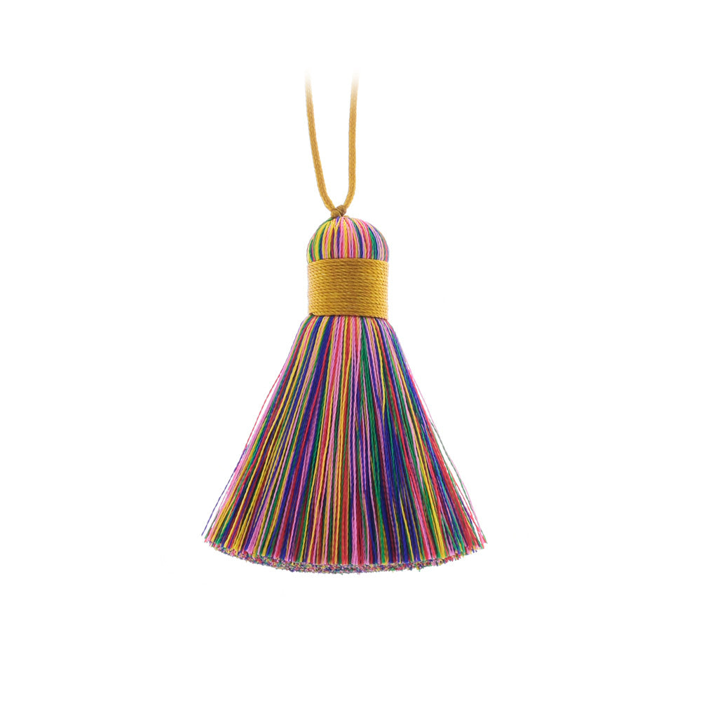 5cm High quality Handmade Silk Tassel Multicolor Rayon Tassel Supplies for jewelry bag charm 2pcs