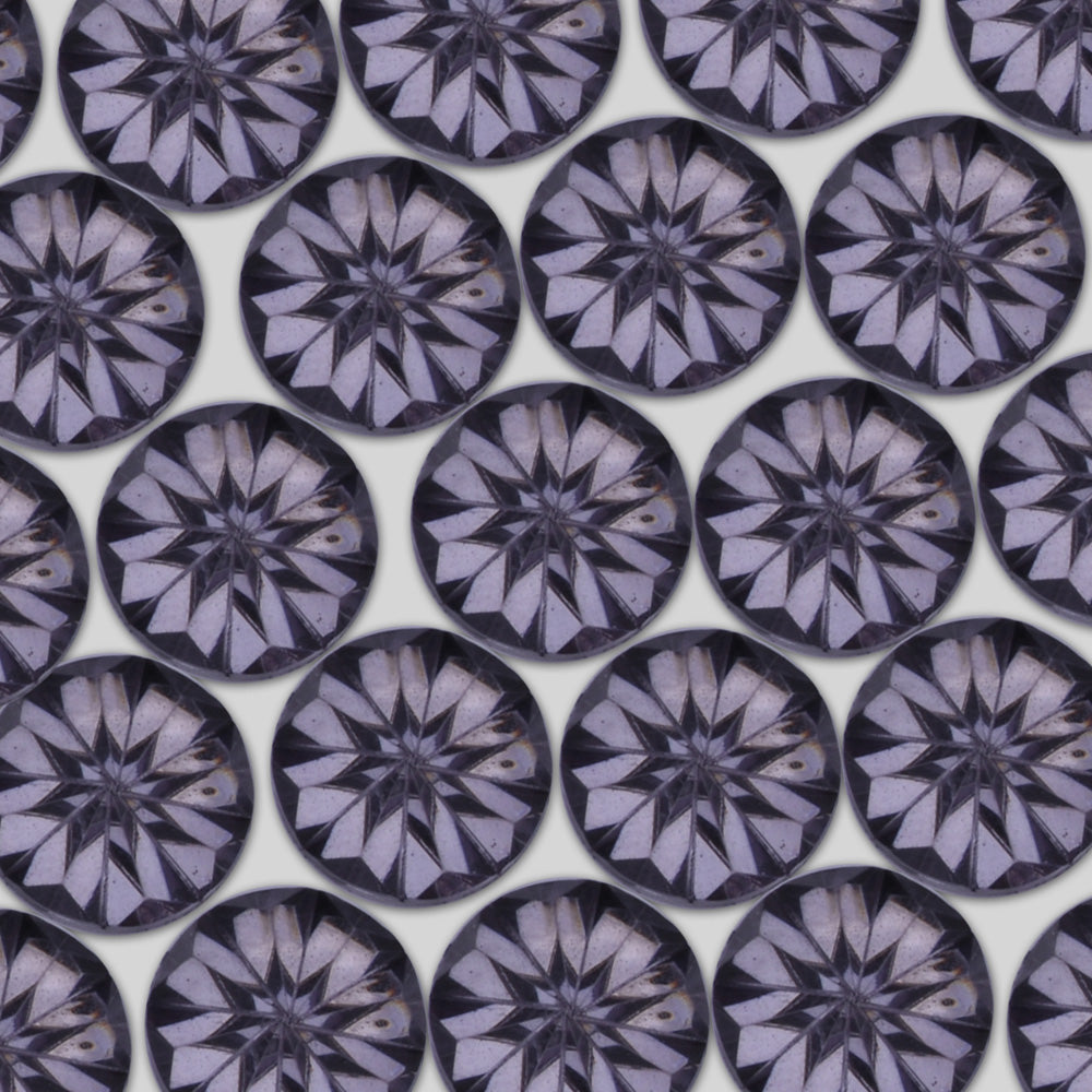 10mm Round Druzy Resin Embellishment Cabochons Prism Cabochons Glitter Cabochons gray