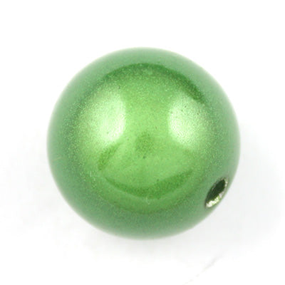 Top Quality 25mm Round Miracle Beads,Green,Sold per pkg of about 60 Pcs