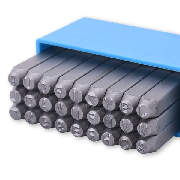 5/32"-4mm Metal Stamping Set - Uppercase Letter Set,Hand Stamped Jewelry Tool 1 set