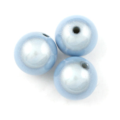 Top Quality 10mm Round Miracle Beads,Ice Blue,Sold per pkg of about 1000 Pcs