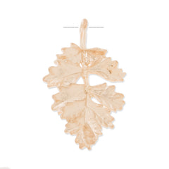 17x30mm Leaf,Matte Gold,1 loop,Charm for necklace/ear,Brass filled,sold 10pcs/lot
