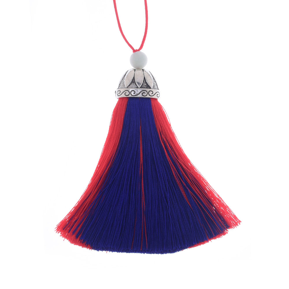 Rayon Tassel with Cap silk tassel earring tassel Handmade Tassels for pendant Keychain Handbag 2pcs 10190854