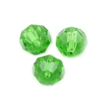 8MM Glass Beads Crystal bead Chinese Cut Crystal Faceted Round green Sold per 180 PCS B1455