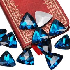 23mm Triangle bottom tip Crystal Fancy Stone,Cushion Cut Gem,4727,Blue Crystal Faceted Stone,10pcs/lot