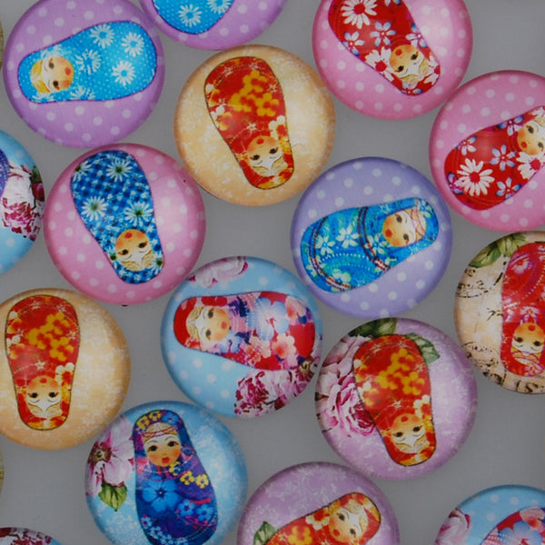 18MM Round colorful glass cabochons with mixed baby girls,Photo glass cabochons,flat back,thickness 5mm,50 pieces/lot
