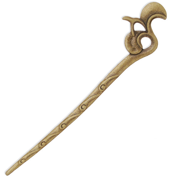 31x155mm Antique Bronze Hair Stick,Flower,Metal Hair Stick, Hair Accessories,Hair Sticks Hairpin,10PCS/lot