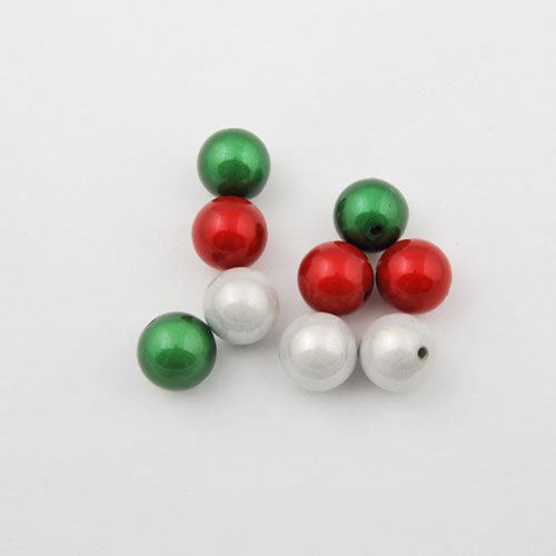 8mm Christmas mixed package miracle beads,sold about per pkg of1850 pcs