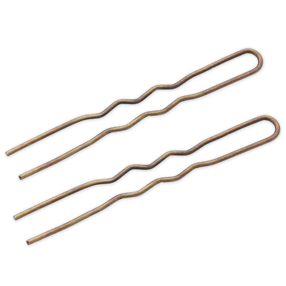 50pcs Antique bronze 100mm U Shape Hair Sticks Hair Clips Hair Accessories