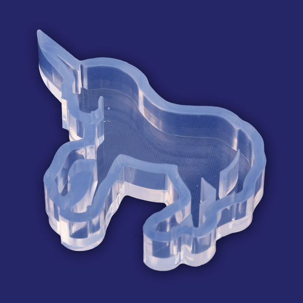 1 pcs Unicorn clear silicone mold Diy pendant silicon hair accessories necklace silicon earrings