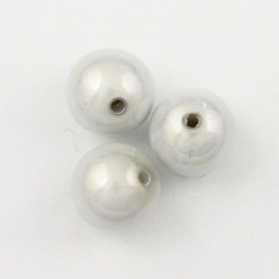 Top Quality 8mm Round Miracle Beads,White,Sold per pkg of about 2000 Pcs