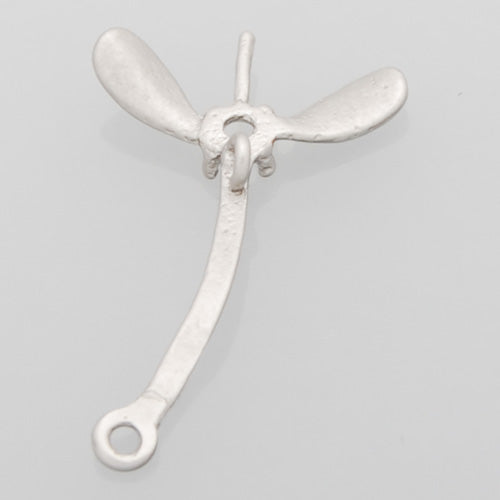 2013-2014 Fashion 23*11MM lovely modern charms,Dragonfly with two Holes,Matte Rhodium,suit for necklace/bracelet/earring ect,sold 10pcs per pkg