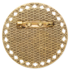 35mm anqitue gold plated brooch blank,brooch bezel,zinc alloy,lead and nickle free,sold by 10pcs/lot