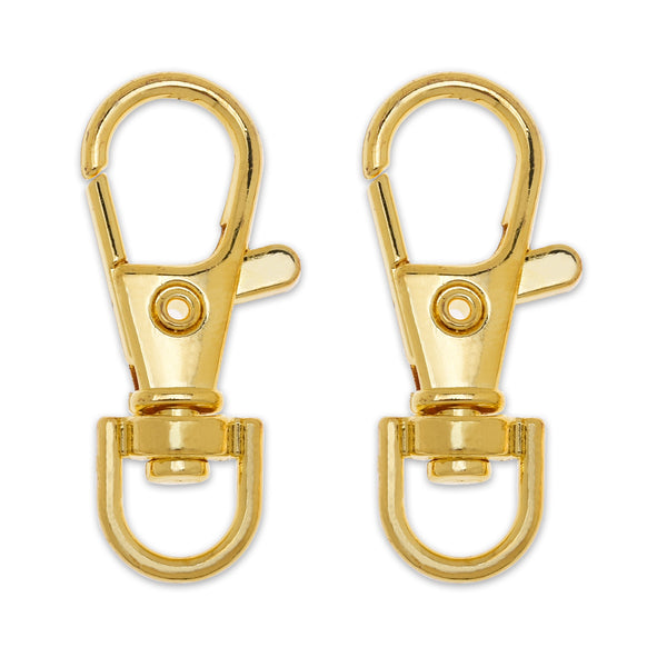 37*13mm Zinc alloy Key Chain with lobster clasp Wallet Chain Clasp Chainmail Clasp Trigger Snap Hook gold 30 pcs 10182704