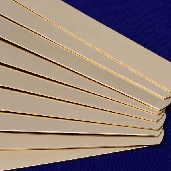 5pcs about 5"*5/8" tibetara® Brass rectangle Stamping Blanks Design Your Own Jewelry, Custom Jewelry,18 Gauges