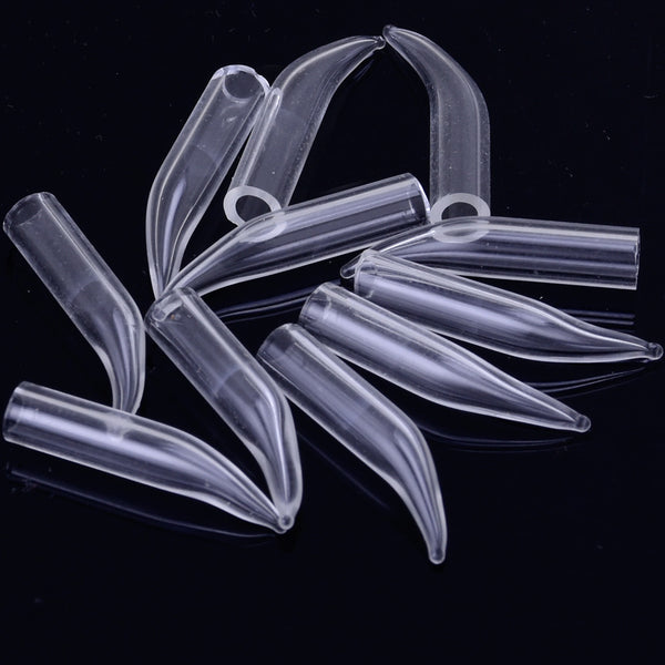 Empty clear glass bottle Wedding Jewelry Necklace Pendant 19*4mm Glass Bubble 2mm Aperture size 20pcs 10167250