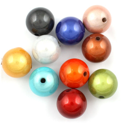 Top Quality 18mm Round Miracle Beads,Mix colors,Sold per pkg of about 170 Pcs