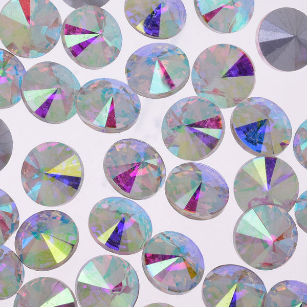 10mm Pointed Back High Quality Rhinestone Round point crystal Rhinestone Crystal Wedding Accessories clear AB 50pcs 10181757