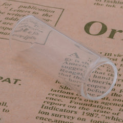15x40mm clear glass cover dome,tube,caliber about 12mm,10pcs/lot