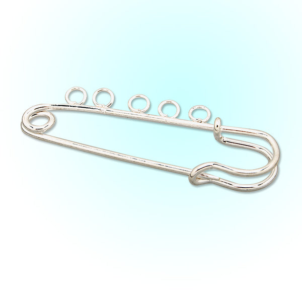 59MM Length Silver Plated Iron Bobby Pin,sold 20pcs per package