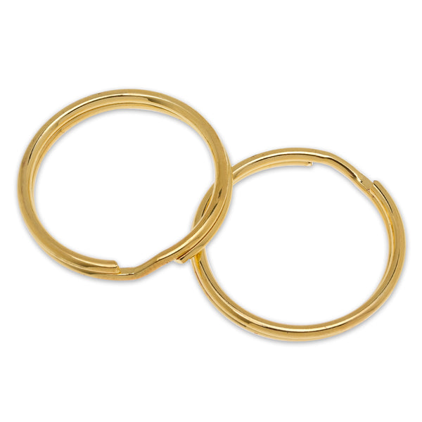 22mm Iron Keychain Rings Split Ring Key Ring Metal Keychain Rings Clasps personalized keyring gold 50 pcs 10183204