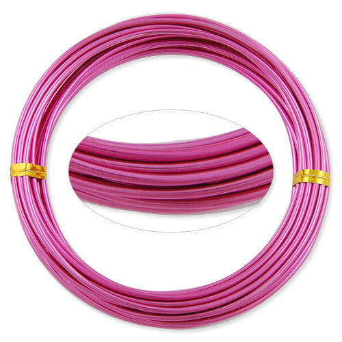 2.0MM Anodized Aluminum Wire, Peachpuff Coated, round,5M/coil,Sold Per 10 coils