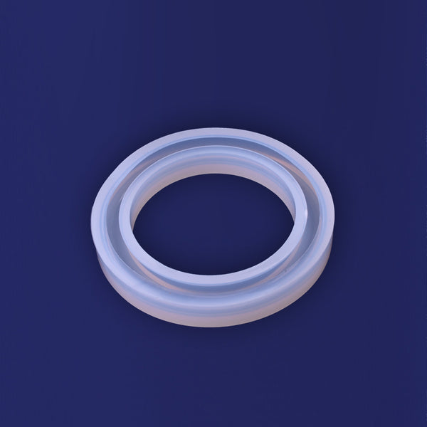 1 pcs Smooth Wide Bangle silicone mold,bracelet mould, for epoxy resin,jewellery Diy ,Inside diameter: 54mm