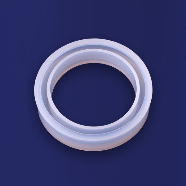 1 pcs Smooth Wide Bangle silicone mold,bracelet mould, for epoxy resin,jewellery Diy ,Inside diameter: 54mm