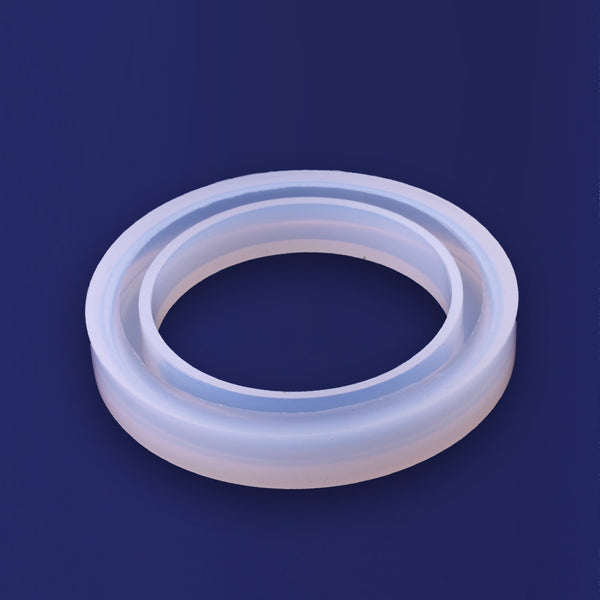 1 pcs Smooth Wide Bangle silicone mold,bracelet mould, for epoxy resin,jewellery Diy ,Inside diameter: 58mm