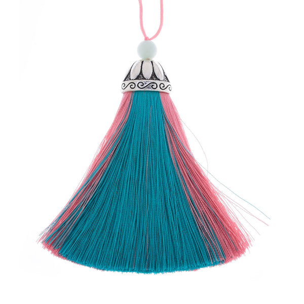 Rayon Tassel with Cap silk tassel earring tassel Handmade Tassels for pendant Keychain Handbag 2pcs 10190856