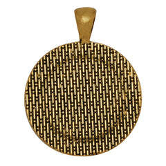 20mm Jewelry Round Cameo Pendant Trays Striped Edges Rhinestone Antique Gold Pendant Setting Blank,Sold 10pcs/lot